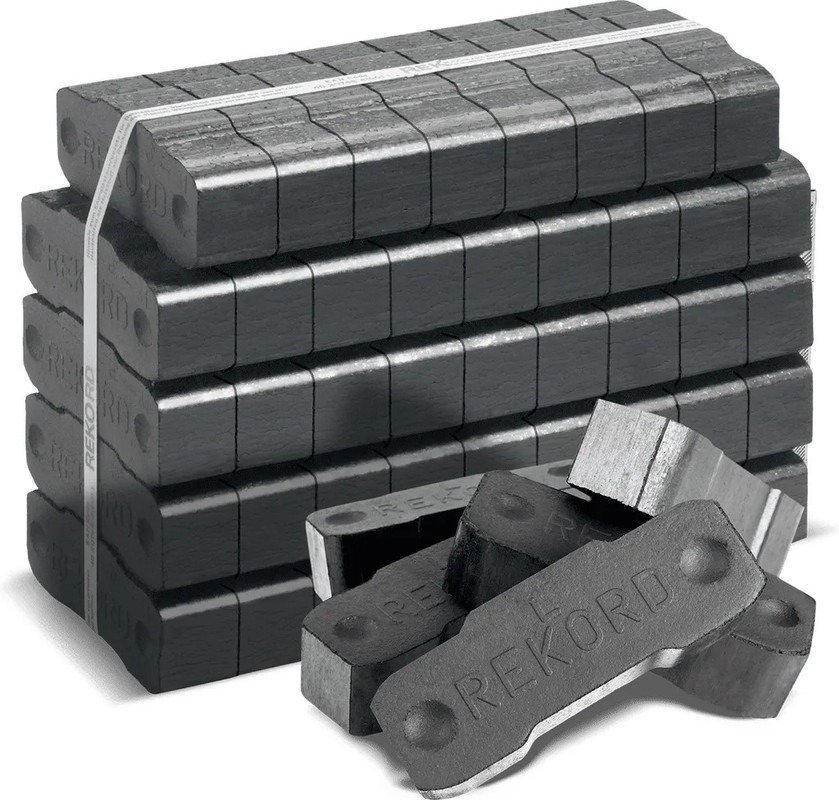 REKORD® Braunkohlebriketts – 1000 kg Palette (40 x 25 kg) — Foto 2