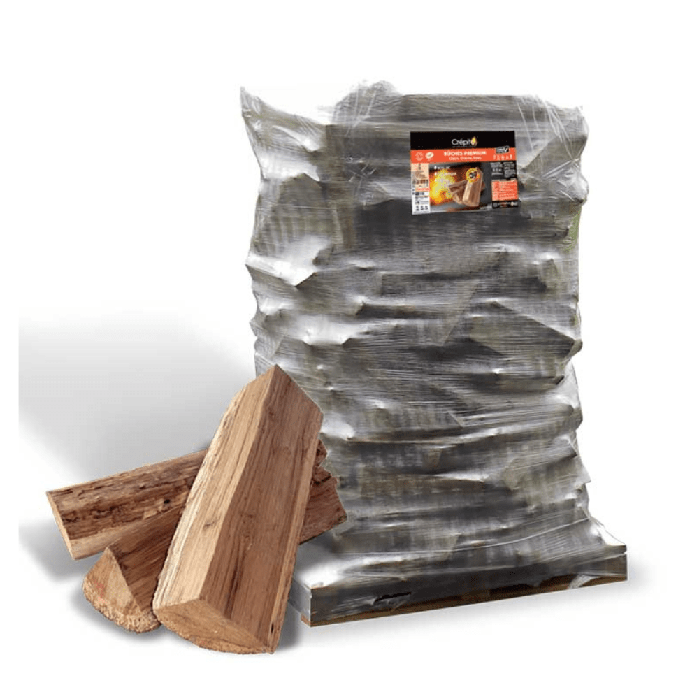 Premium Brennholz 30 cm trocken gedämpft auf Palette 2 m3