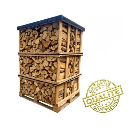 Palette Brennholz 30cm – 3 Raummeter – Hohe Leistung H1 G1