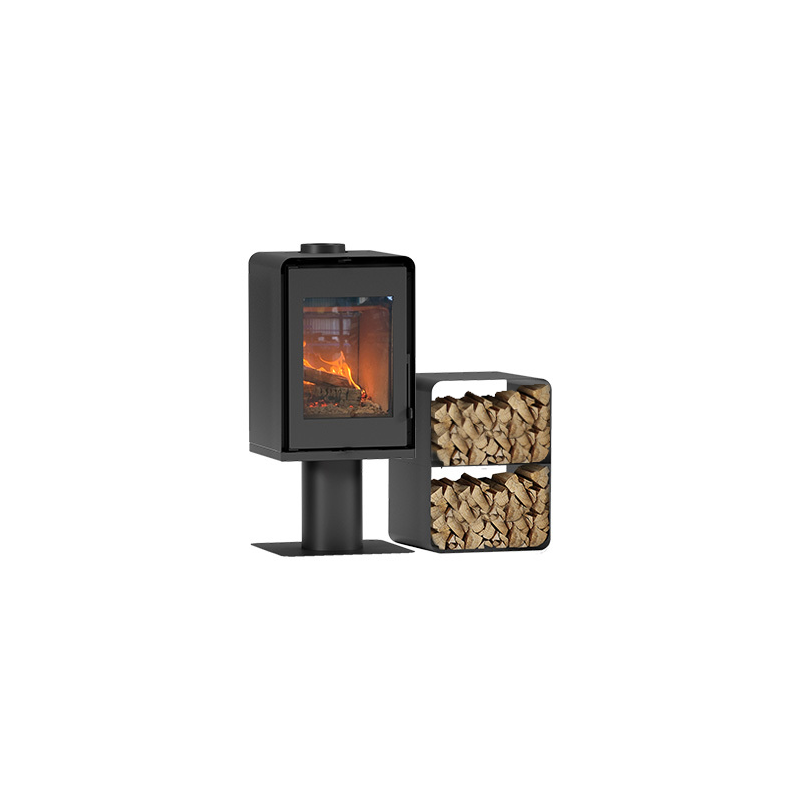 Domino-Holzofen mit Fuß und 2-Stufen-Modul – 8,5 kW — Foto 3