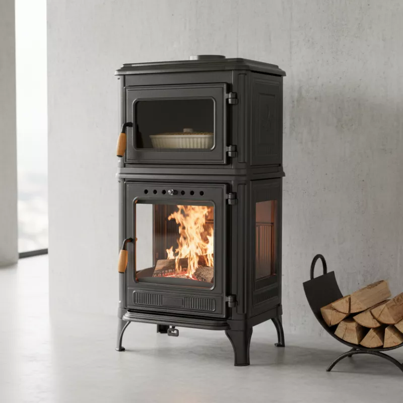 Holzofen mit Fusio-Ofen – 7 kW