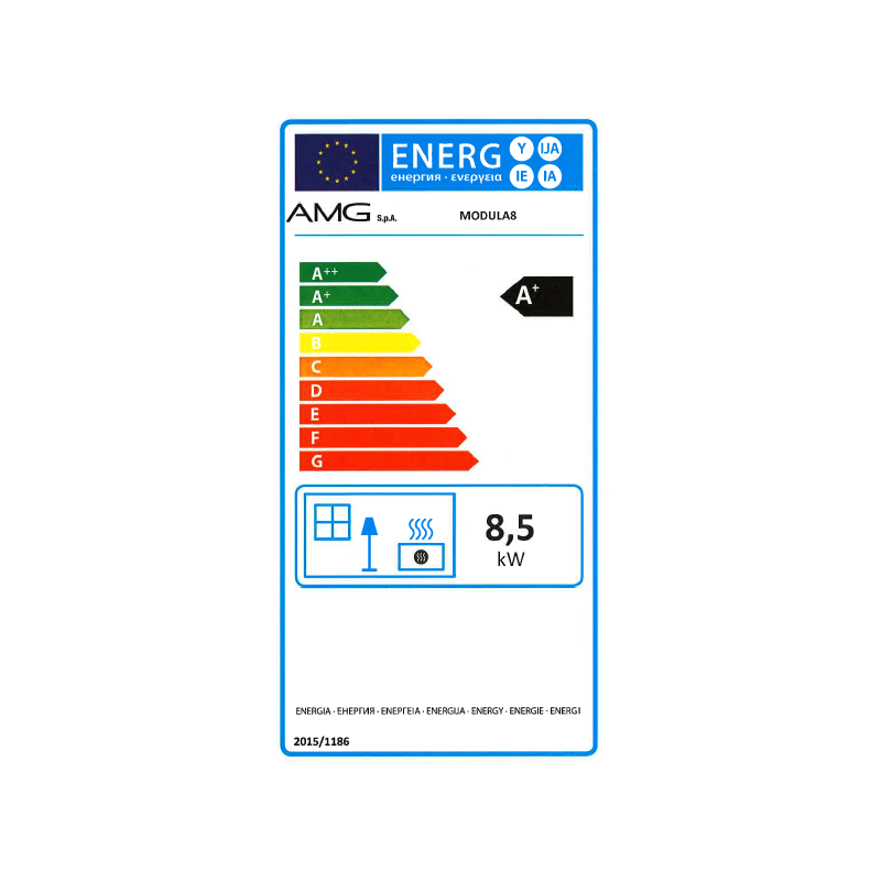 Modula Square Holzofen – 8,5 kW — Foto 6