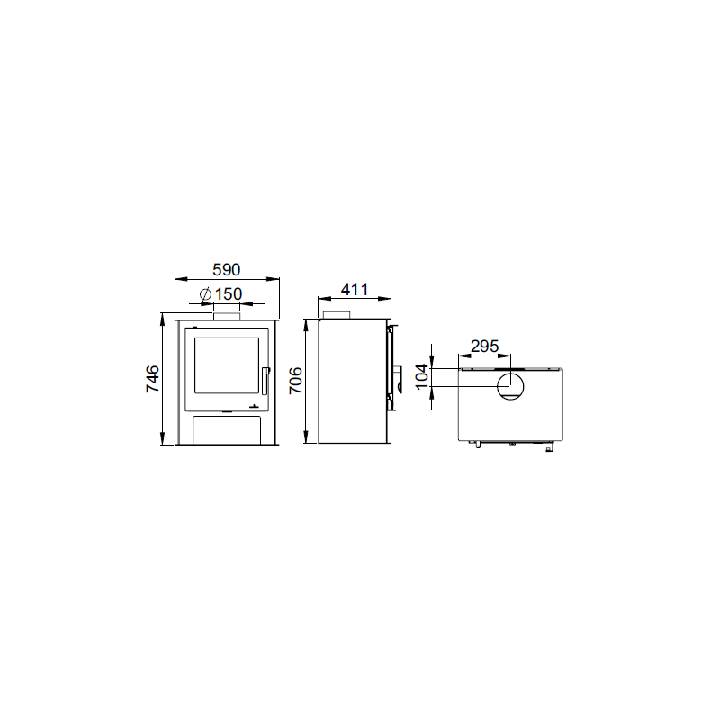 Holzofen Formentor - 9 kW — Foto 7