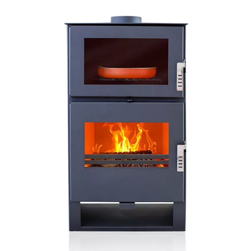 Holzofen mit Carrio Inox-Ofen – 9 kW — Foto 4