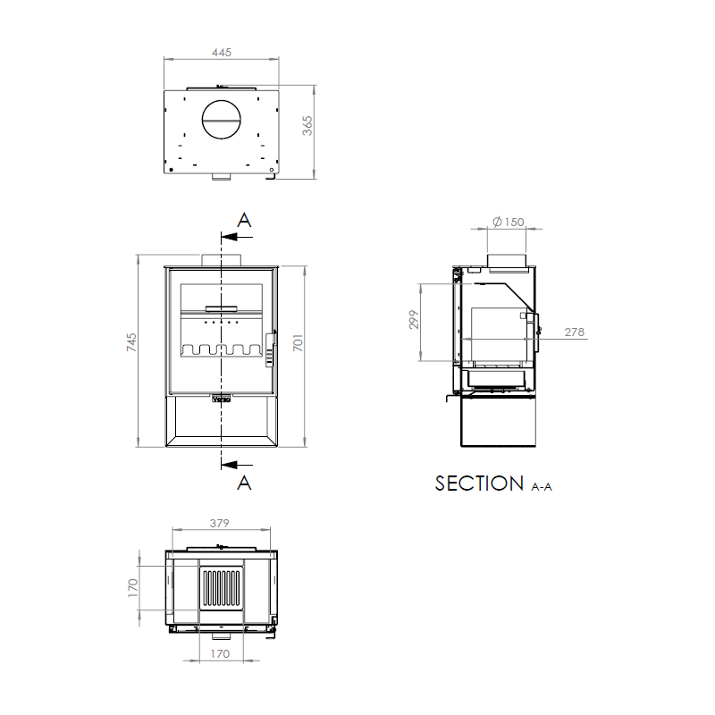 Pamello-Holzofen – 5 kW — Foto 4